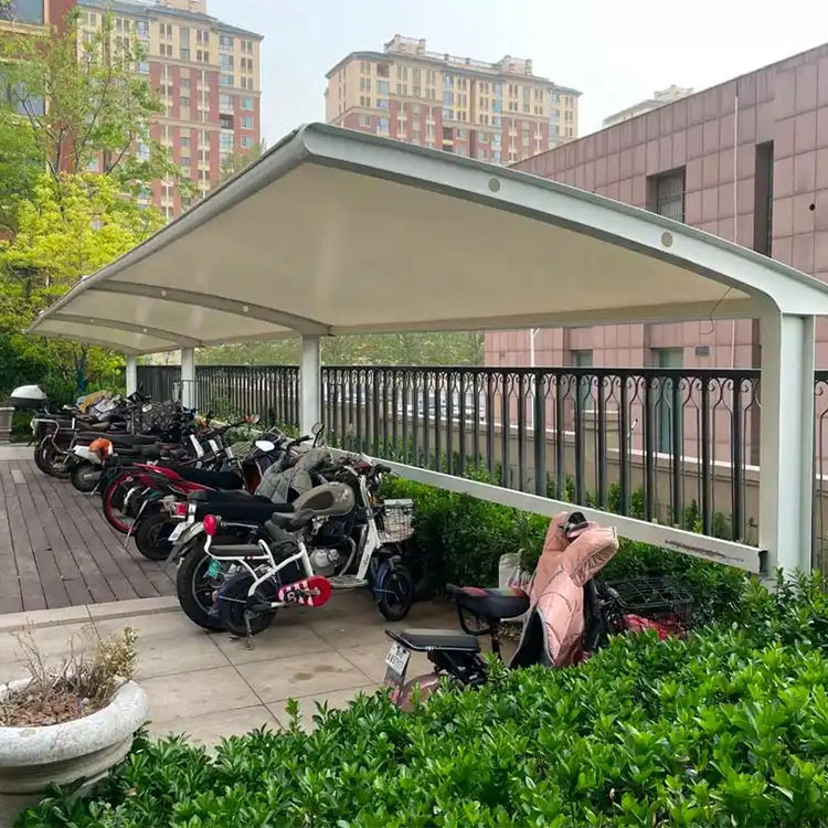 衡水膜结构电动车棚